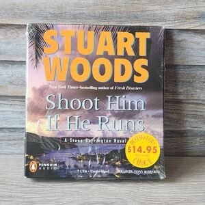 A Stone Barrington Novel Shoot Him If He Runs by Stuart Woods Audiobook Compact